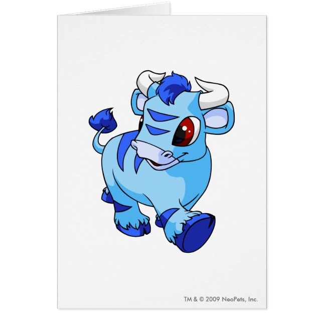 Cartão Kau azuis (Frente)