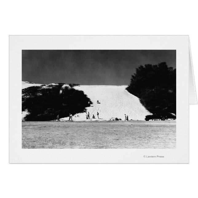 Cartão Kauai, Havaí - Visão das areias de Barking (Frente Horizontal)