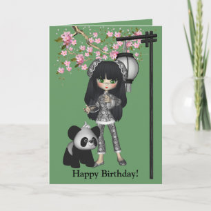 Cartão Kawaii Critter Bear Panda Card