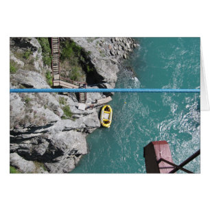 Cartão Kawarau Bridge Bungy POV, Queenstown, Nova Zelândi