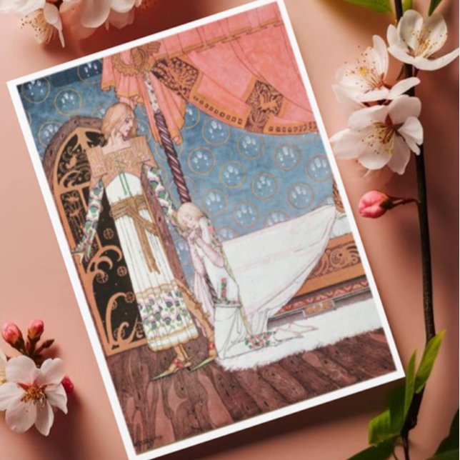 Cartão Kay Nielsen Diga-me o caminho e eu vou procurar (Criador carregado)