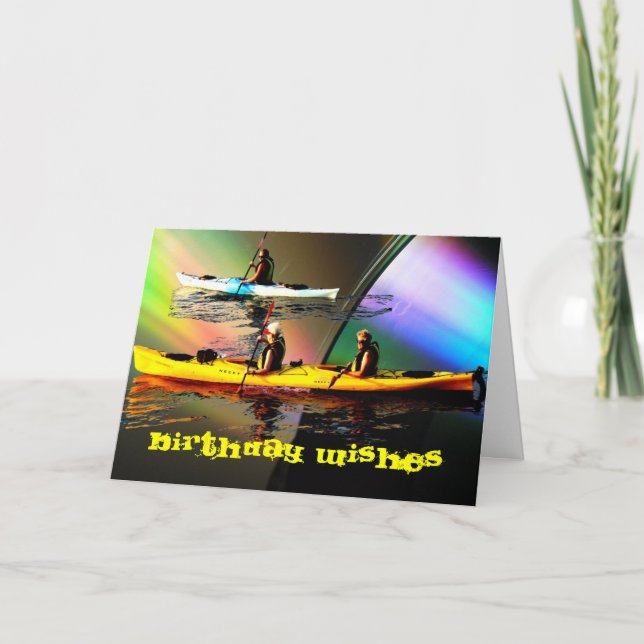 Cartão Kayak DReams Birthday Card Multi-use Card (Frente)