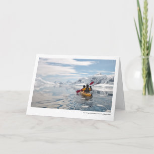 Cartão Kayaking at Skontorp Cove, Paradise Harbor