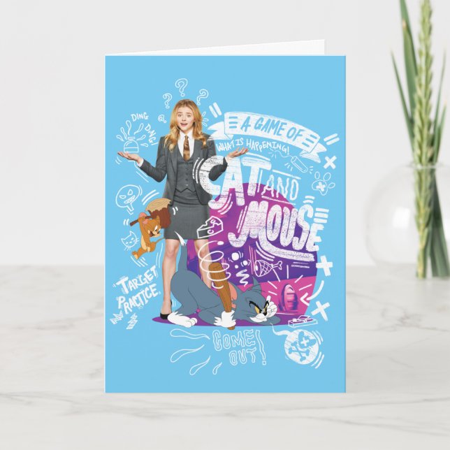 Cartão Kayla, Tom & Jerry - Um Jogo De Gato E Rato (Frente)