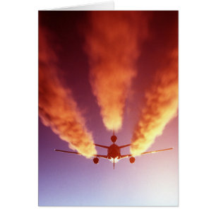 Cartão KC-10 refueling aircraft