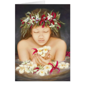 Cartão "Ke'ala", pintura a óleo por Lori Higgins