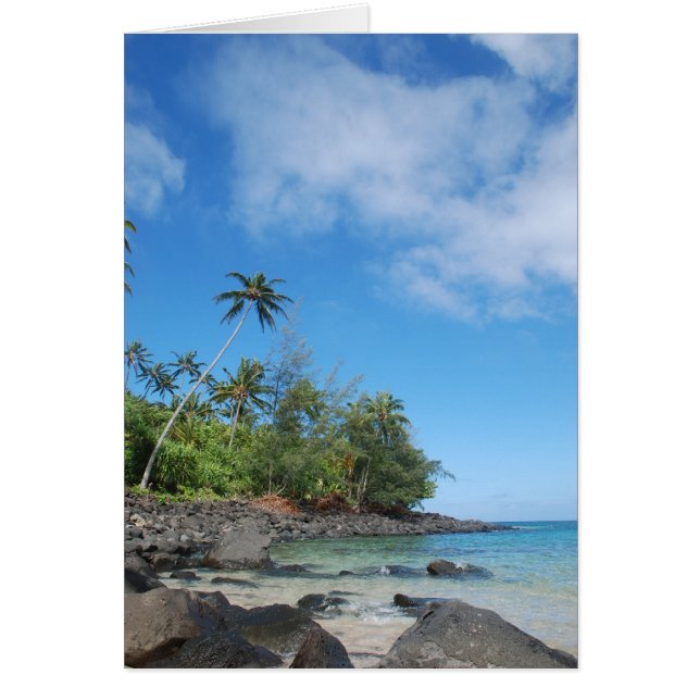 Cartão Ke'e Beach, Kaua'i (Frente)