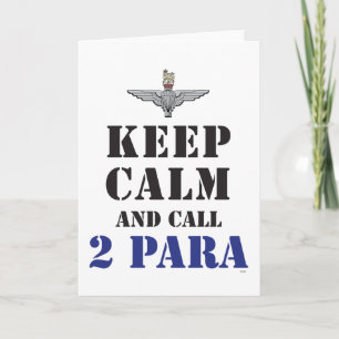 CARTÃO KEEP CALM AND CALL 2 PARA