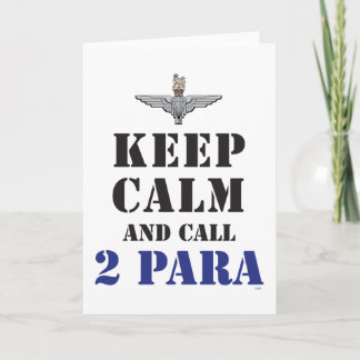CARTÃO KEEP CALM AND CALL 2 PARA