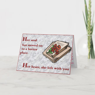 Cartão Keep in Your Heart Sympathy Card –C
