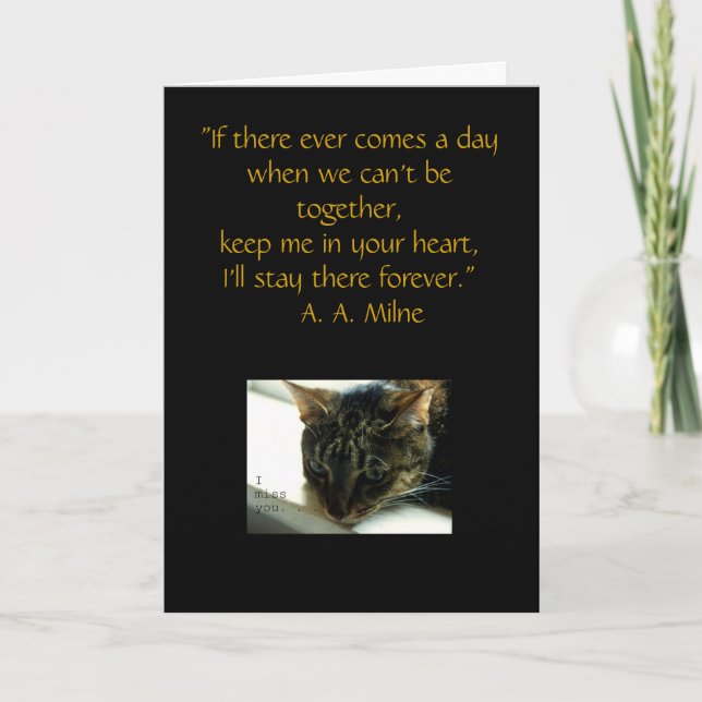 Cartão Keep Me in Your Heart Card (Frente)