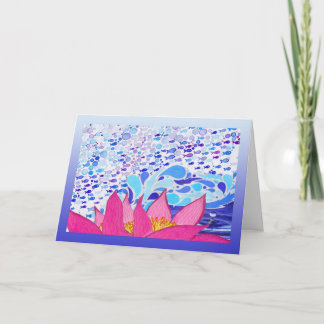 Cartão Keep Swimming Lily Fish Greeting Card