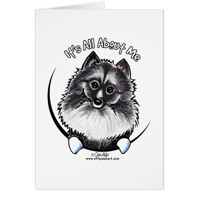 Cartão Keeshond IAAM (Frente)