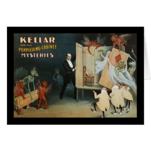 Cartão Kellar e seus mistérios perplexos do armário