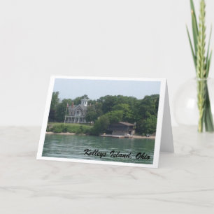 Cartão Kelleys Island waterfront photo greeting card