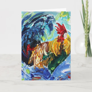 Cartão Ken the Rooster. Love chickens love these special