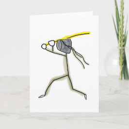 Cartão Kendo Stickman