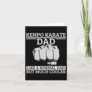 Cartão Kenpo Karate Pai Padre Cita Encantado Americano Ke