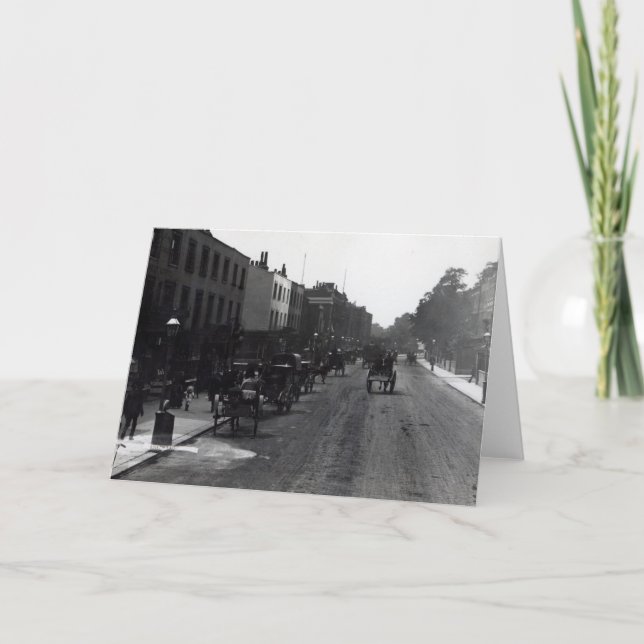 Cartão Kensington High Street, London (Frente)