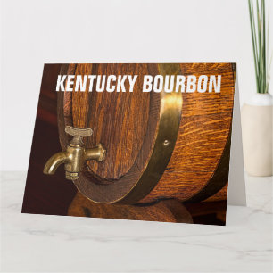 CARTÃO KENTUCKY BOURBON BARREL GRANDE GREETING DE ANIVERS
