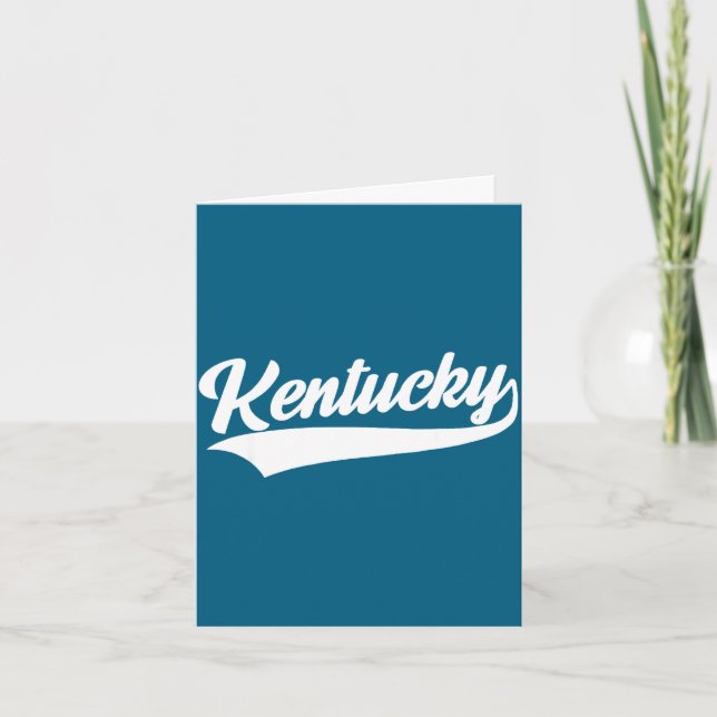 Cartão Kentucky - design retrô - clássico  (Frente)