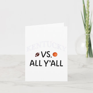 Cartão Kentucky Vs. All Y-All Pegll Sketll