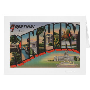 Cartão KentuckyLarge - Letra ScenesKentucky