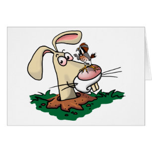 Cartão Kestrel e Rabbit