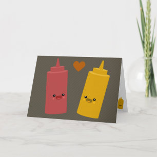 Cartão Ketchup & Mustard Friends