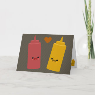 Cartão Ketchup & Mustard Friends