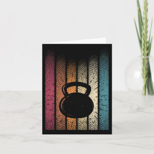 Cartão Kettlebell Retro Workout Powerinclusive