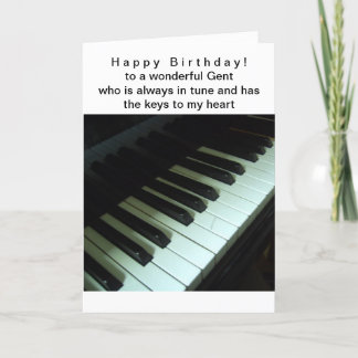 Cartão Keys to My Heart Birthday Card