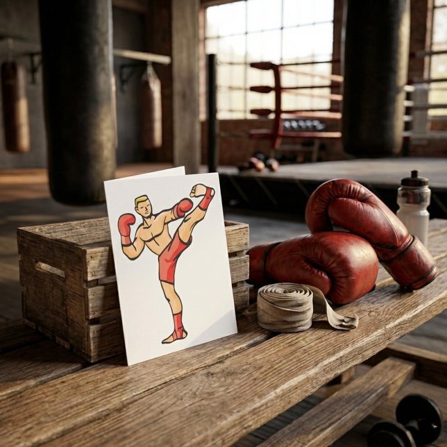 Cartão Kickboxing (Criador carregado)