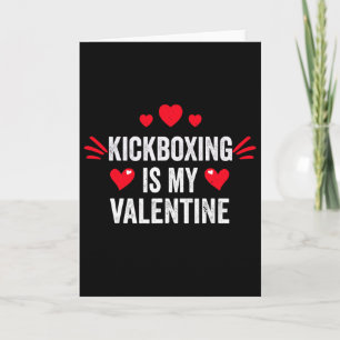 Cartão Kickboxing É Meu Presente De Dia Dos Namorados Par