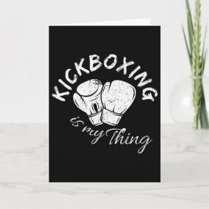 Cartão Kickboxing É Minha Coisa