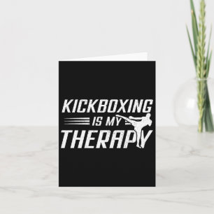 Cartão Kickboxing É O Meu Chute De Terapia Que Esportes D