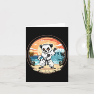 Cartão Kickboxing Lêmure Artes Marciais Caratê Jiu-Jitsu