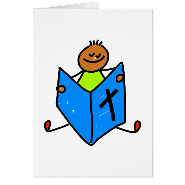 Cartão Kid bíblia (Frente)