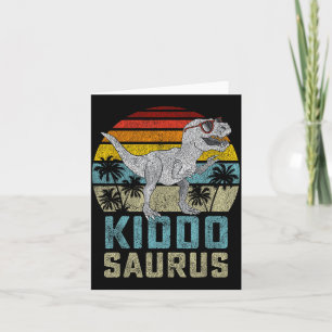 Cartão Kiddosaurus T Rex Dinossauro Kiddo Saurus Família