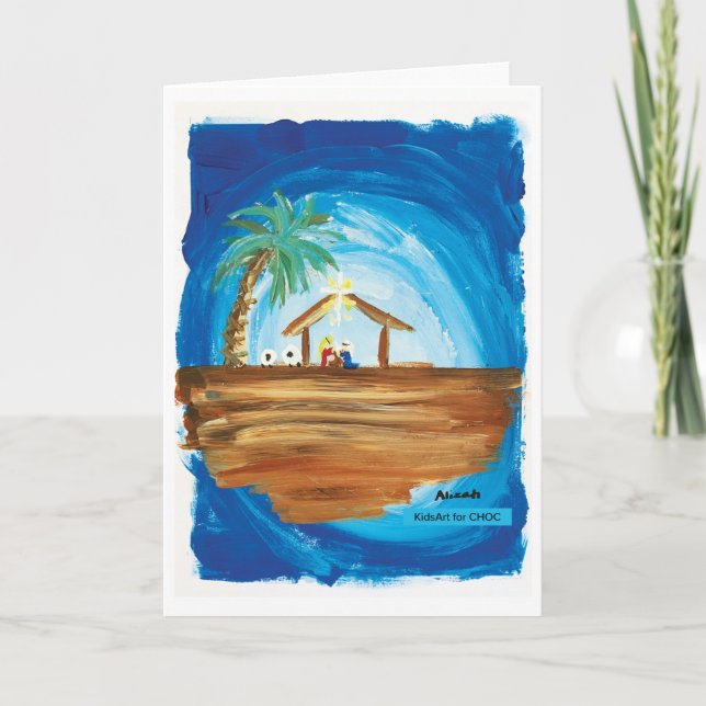 Cartão KidsArt para CHOC - Peace on Earth Card (Frente)