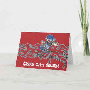 Cartão Kidslide Skateboarding Graphic