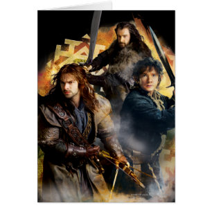 Cartão Kili, BILBO BAGGINS™ E THORIN OAKENSHIELD™ Art