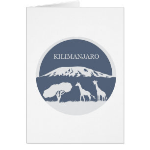 Cartão Kilimanjaro (azul)