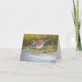 Cartão Killdeer at Hostetter Farm Bird Art Note Card