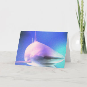 Cartão Killer Shark Greeting Card