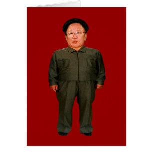 Cartão Kim Jong illin