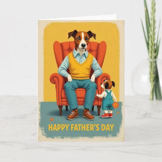 Cartão Kind Fathers Day Puppy Love Card