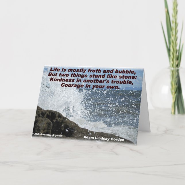Cartão Kindness & Courage-Greeting Card (Frente)