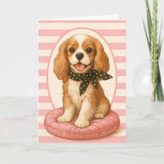 Cartão King Charles Spaniel