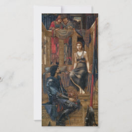 Cartão King Cophetua e Beggar Maid (por Burne-Jones)